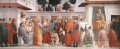 Anhebung des Sohns von Theophilus und St Peter Enthroned Christentum Quattrocento Renaissance Masaccio